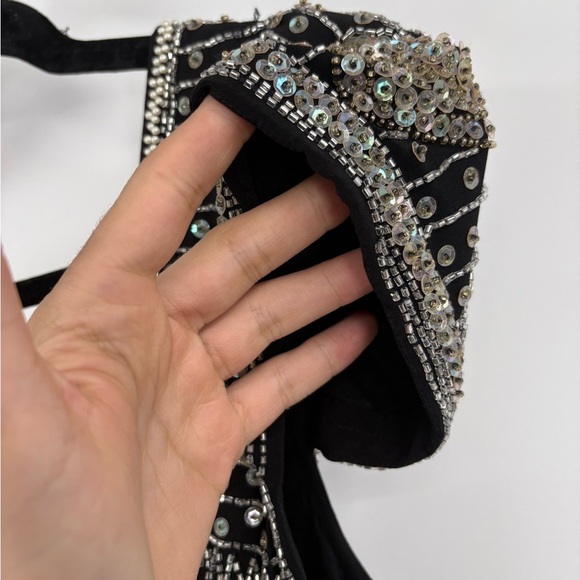 Loveshackfancy party embroidered sequence star mini Davis dress size small 4 - Picture 6 of 16